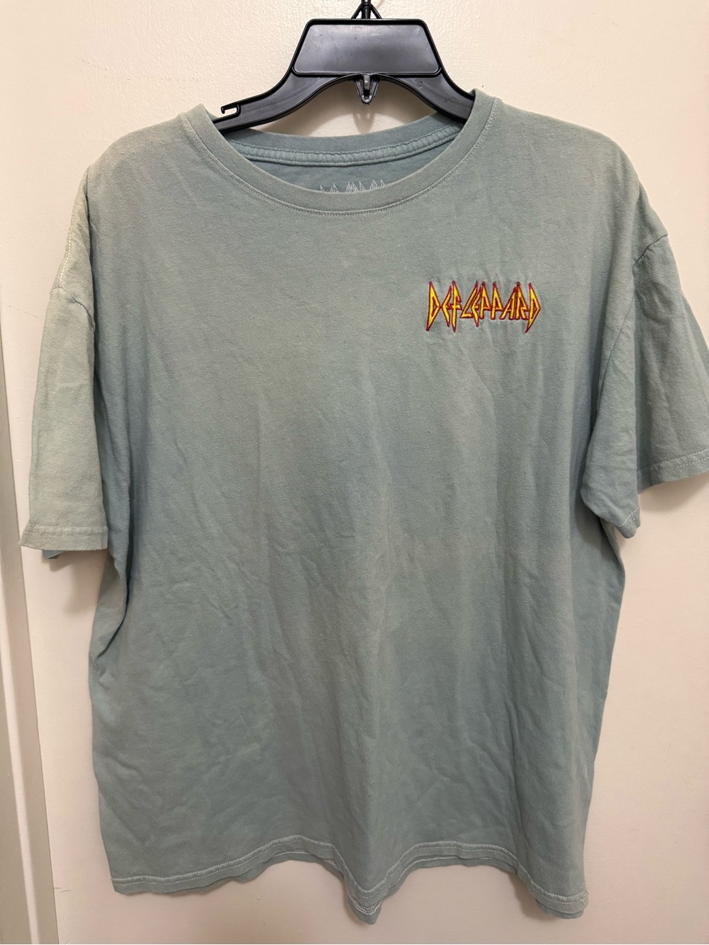 Def Leppard Umbra Sage  Short Sleeve Embroidered Logo on front